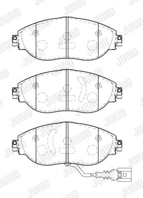Brake Pad Set, disc brake 573838J