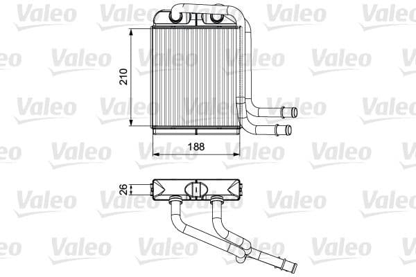 Heat Exchanger, interior heating 811524
