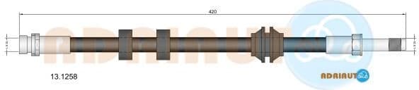 Brake Hose 13.1258