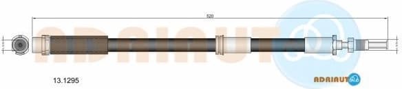 Brake hose front 13.1295