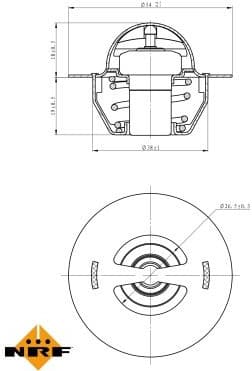 Thermostat, coolant EASY FIT 725129