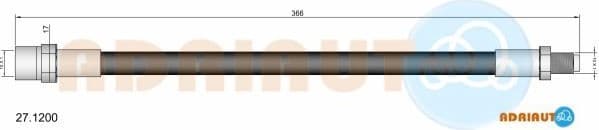 Brake hose front 27.1200