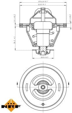 Thermostat, coolant EASY FIT 725125