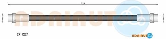 Brake Hose 27.1221