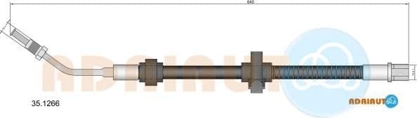 Brake hose rear 35.1266