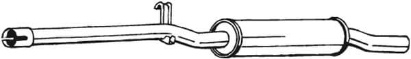 Centre Muffler 233-233