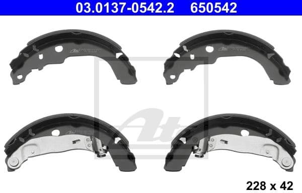 Brake Shoe Set 03.0137-0542.2 - image 2