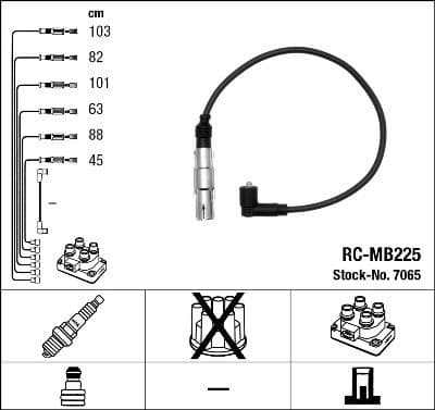 Ignition Cable Kit RC-MB225