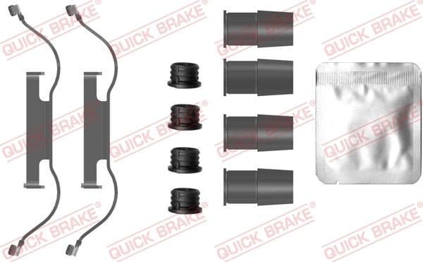 Accessory Kit, disc brake pad 109-0088