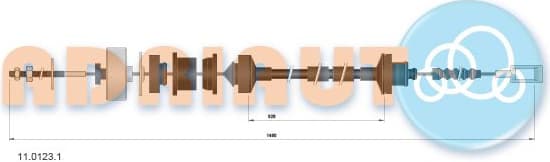 Cable Pull, clutch control 11.0123.1