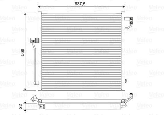 Condenser, air conditioning 822623