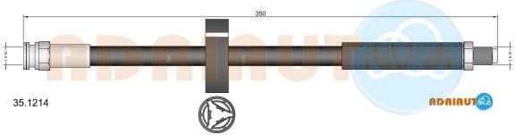 Brake Hose 35.1214