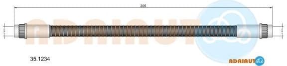 Brake Hose 35.1234