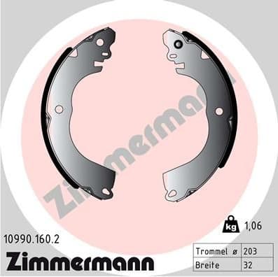 Brake Shoe Set 10990.160.2