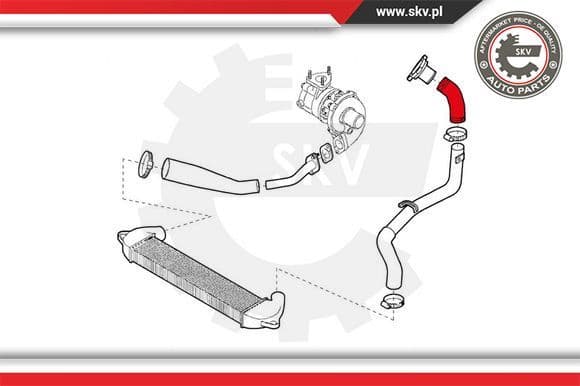Charge Air Hose 43SKV040 - image 4