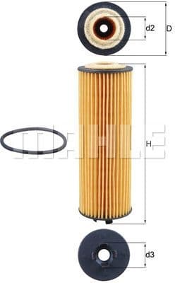 Filter oil OX1155D
