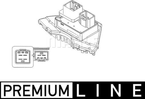 Regulator, interior blower BEHR *** PREMIUM LINE *** ABR 35 000P