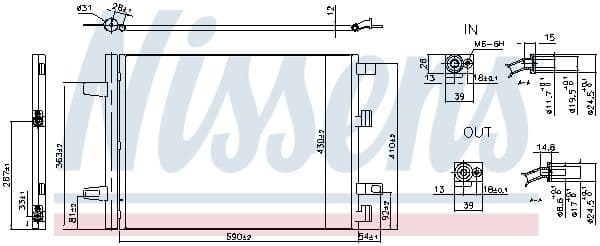 Condenser, air conditioning ** FIRST FIT ** 941194