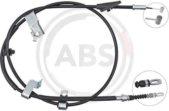 Cable Pull, parking brake K10070