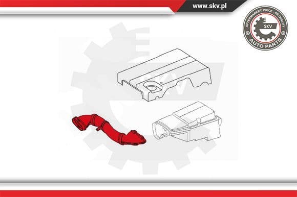 Intake Hose, air filter 43SKV901 - image 4