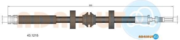 Brake Hose 43.1215