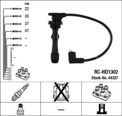 Ignition Cable Kit RC-HD1302