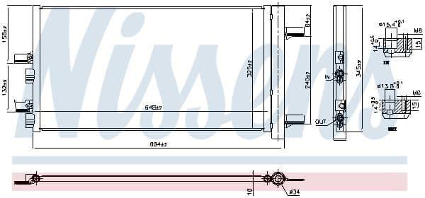 Condenser, air conditioning ** FIRST FIT ** 941049 - image 2
