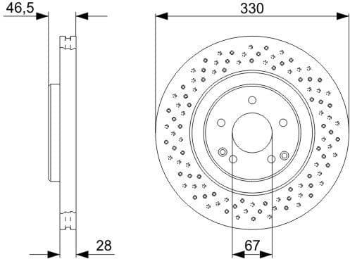 Brake Disc 0986479C76