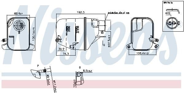 Expansion Tank, coolant ** FIRST FIT ** 996168