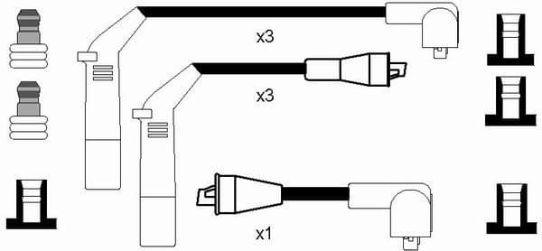 Ignition Cable Kit RC-HD404 - image 2