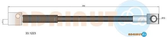 Brake Hose 33.1223