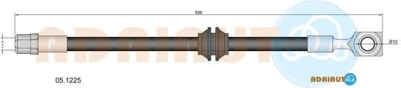 Brake hose front 05.1225