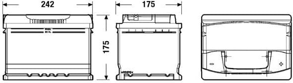 Starter Battery PREMIUM *** EA612 - image 2