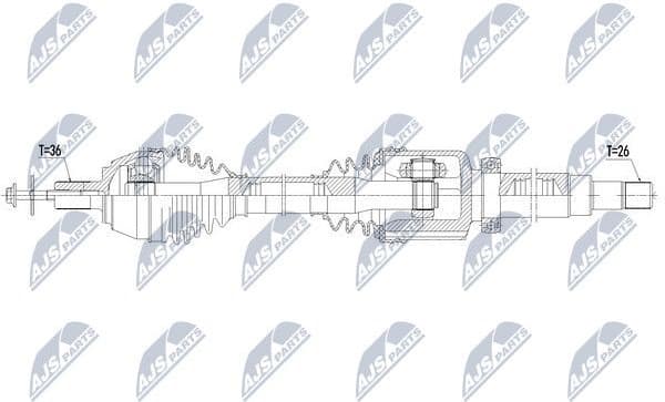 Drive Shaft NPW-VV-125