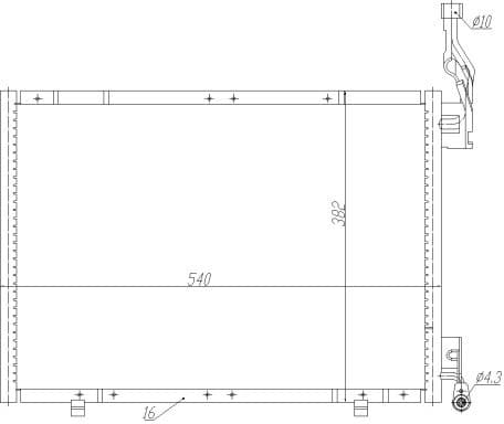 Condenser, air conditioning EASY FIT 350484 - image 5
