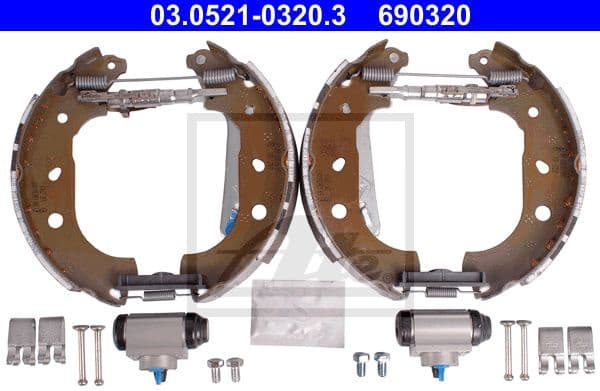 Brake Shoe Set Original ATE TopKit 03.0521-0320.3