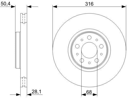 Brake Disc 0986479C85 - image 5