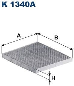 Filter, cabin air K 1340A