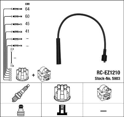 Ignition Cable Kit RC-EZ1210