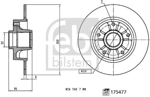 Brake Disc 175477