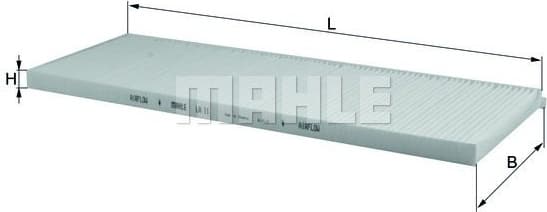 Filter cabin LA11 - image 3