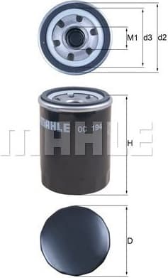 Filter oil OC194 - image 4