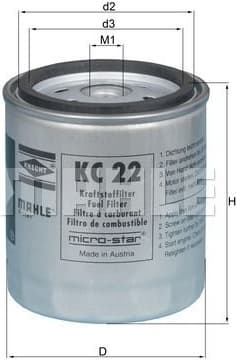 Filter diesel fuel KC22 - image 3