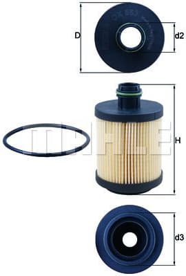 Filter oil OX553D - image 2