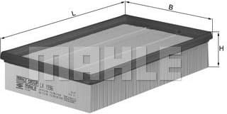 Filter air LX1596 - image 3