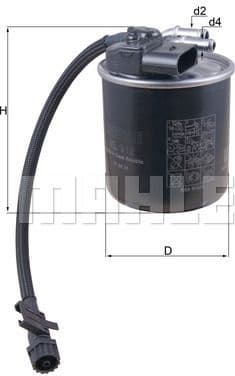 Filter diesel fuel KL912 - image 6