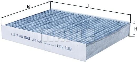 Filter cabin LAK686 - image 3