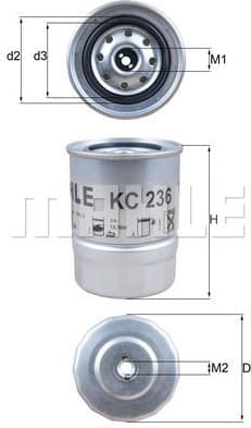 Fuel Filter KC236 - image 2