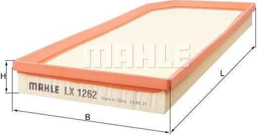 Filter air LX1262 - image 2