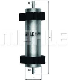 Filter diesel fuel KL660 - image 2